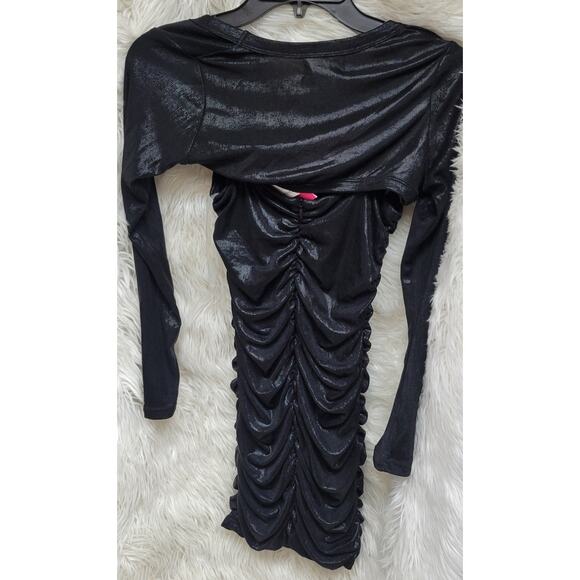 With Jules Big Girls Ruched Sleeveless Dress & Shrug Set XL - Picture 3 of 3